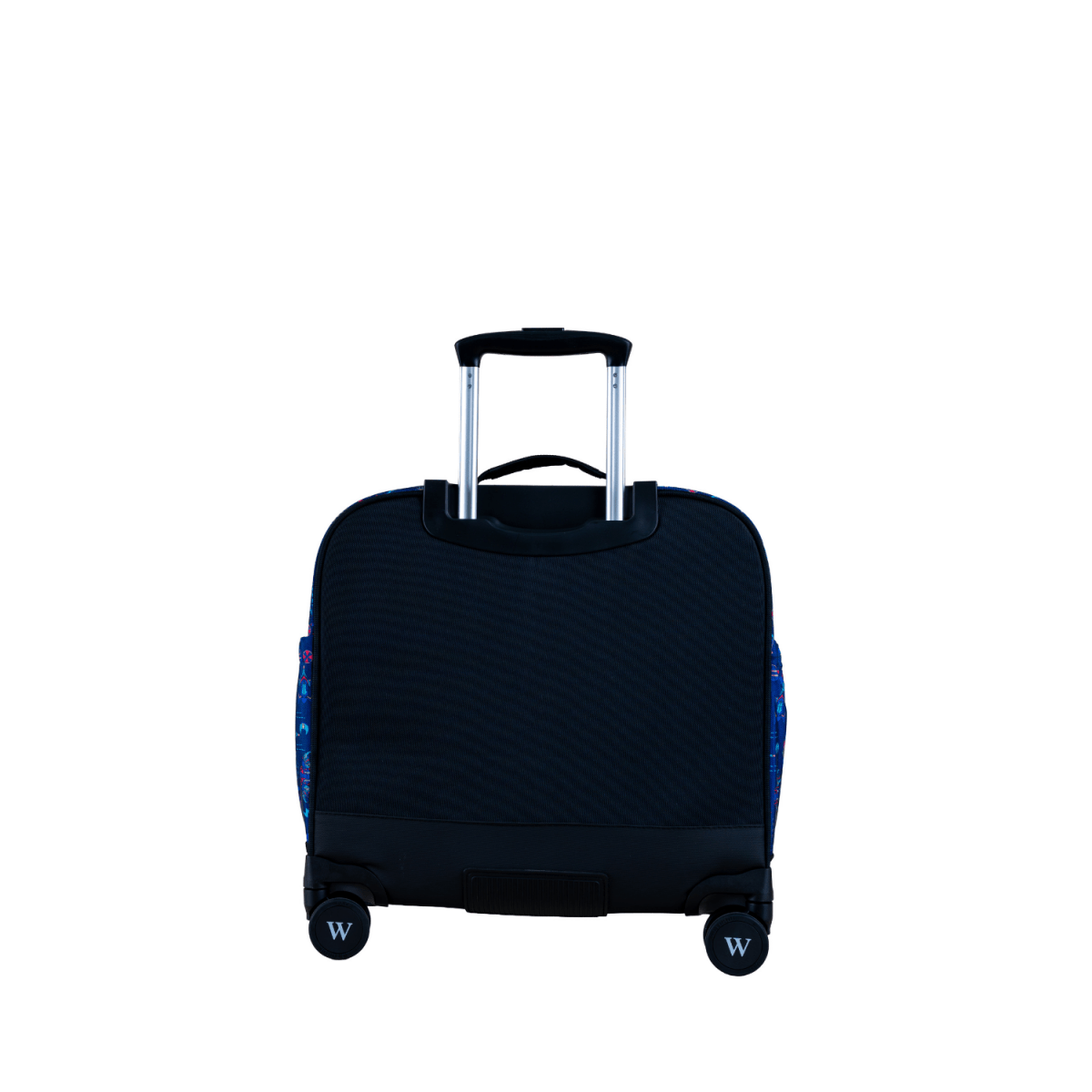 Galactic Arcade 8 Wheels School Bag Trolley Set of 4(Lunch Bag & Pencil Case)+Lunch Box - MOON - Back 2 School - Wires